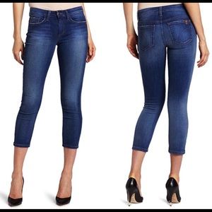 Joe’s Jeans Mackenzie Crop Medium Wash Skinny Jean